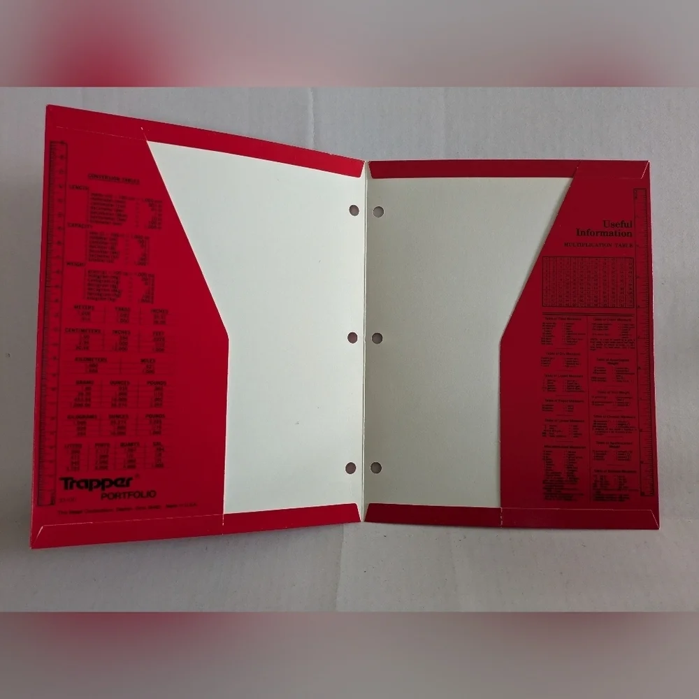 Trapper Keeper Folder for 3 ring Binder. Clean And New